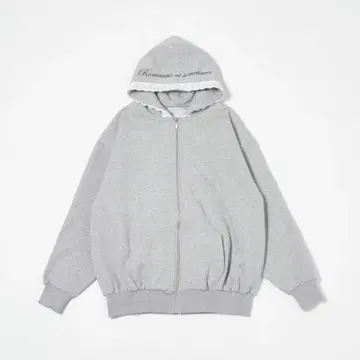 Smyeon 레이스 오버 사이즈 지퍼 후디