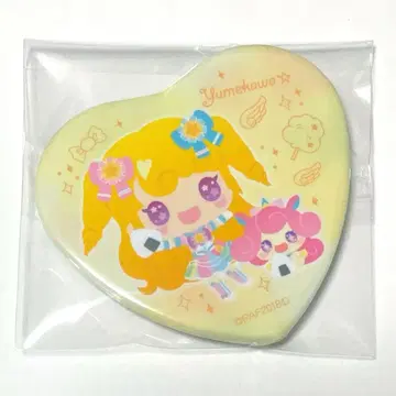 유메카와 유이 아이돌 타임 프리파라 하트형 캐릭터 배지 컬렉션 캔뱃지