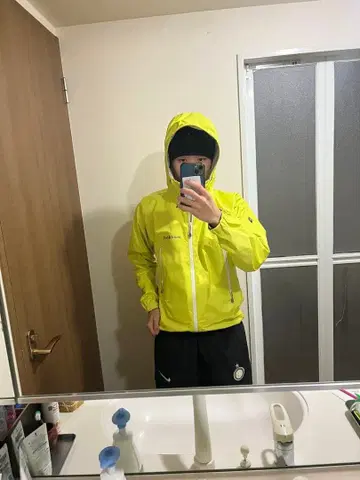 montbell 옐로우 테크 쉘 자켓 L