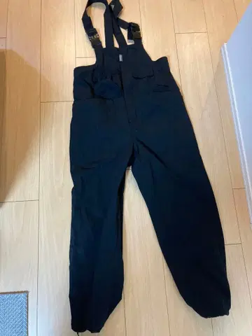 블랙 살로펫 오버롤