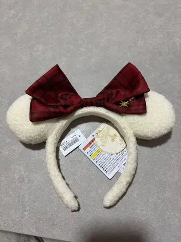 [ 미사용 새상품 ] 디즈니 리조트 크리스마스 머리띠 2025