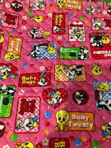 초레어! 레어! Baby Tweety 조각 원단 레트로