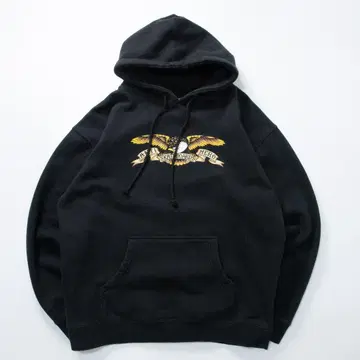 ANTHI 앤타이히어로 후드티 후디 블랙