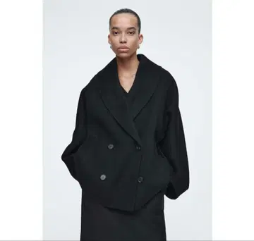 COS 더블 페이스 울 피코트