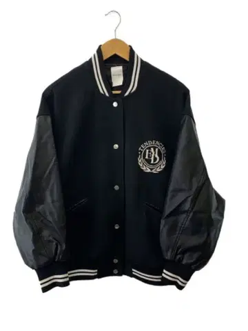 EMODA 바시티 자켓 블랙