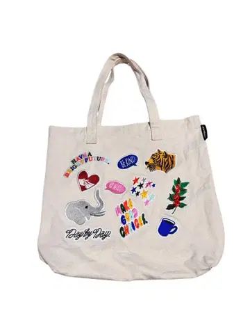 Starbucks SHOGO SEKINE 자수 토트백 대용량