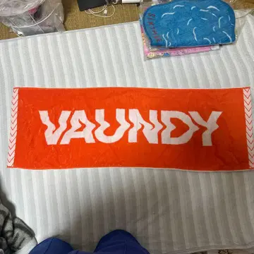 VAUNDY 로고 타월 오렌지