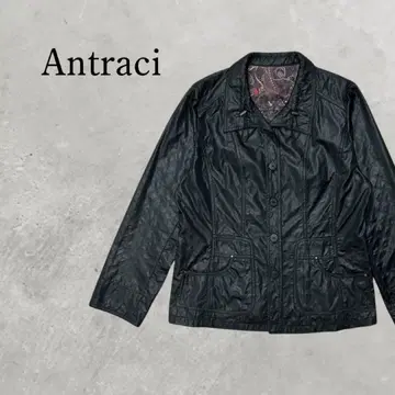 인조 가죽 블루종 자켓 여성용 블랙 성숙 캐주얼 안감 올 패턴