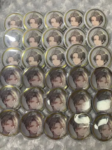 카가미 하야토 로후마오 트럼프 모티브 캔뱃지