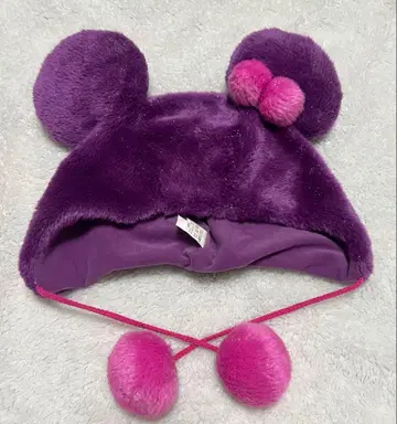 레어 희귀 미니 팬캡 보라색 라메 58cm