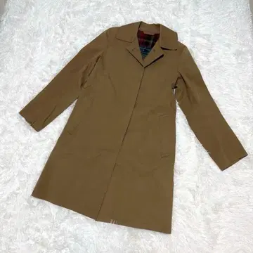 [ Mackintosh ] 브라운 버튼 달린 컬러 코트 롱 코트