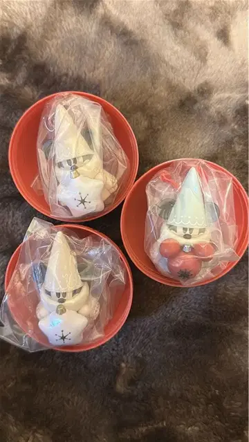 디즈니 릴린린 캡슐 토이 화이트 컬러 스카이블루