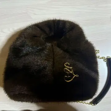 SNIDEL 스나이델 퍼백 브라운