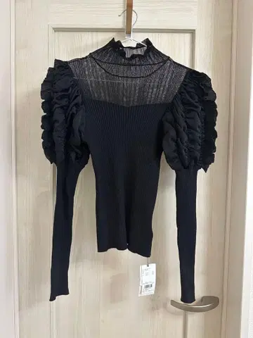 스나이델 볼륨 슬리브 니트