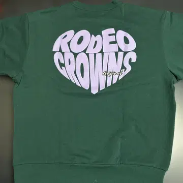 RODEO CROWNS 양면 로고 프린트 트레이닝복