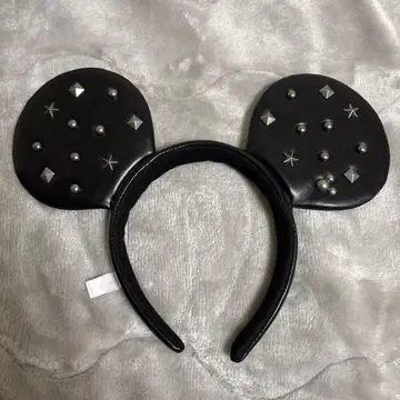 미키마우스 귀 머리띠 블랙