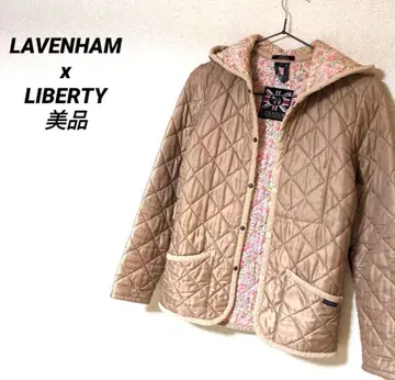 라벤햄 리버티 퀼팅 자켓 꽃무늬 플라워 프린트 새상품급 가을/겨울