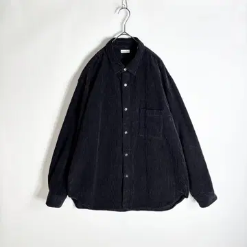 steven alan 루즈 실루엣 코듀로이 셔츠 블랙 XL