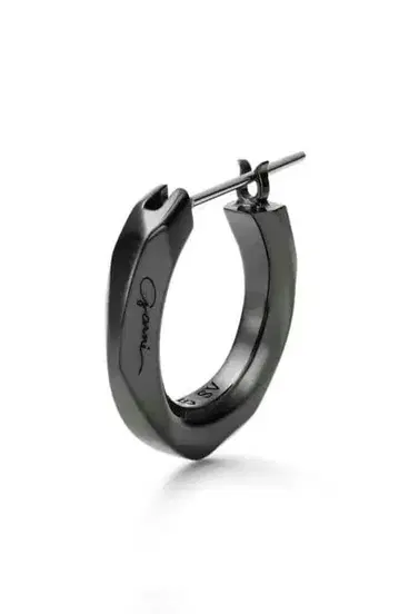 GARNI 크로케리 피어스 L 블랙 크로케리 귀걸이