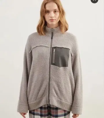 젤라또피케 레어 새상품 베비모코 자카드 로고 블루종