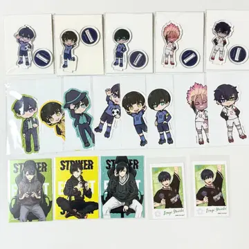 블루 록 다이소 DAISO 세리아 아크릴 스탠드 스티커 묶음 판매