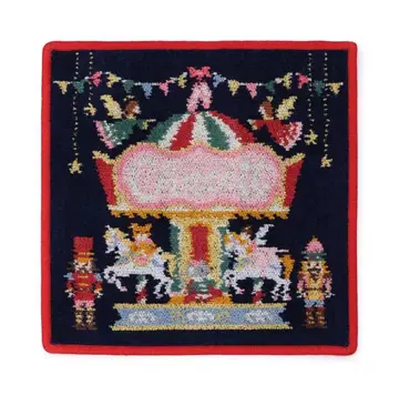 페이 x 차코트 NUTCRACKER 타월 손수건 라즈베리