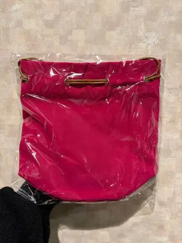 JEANASIS 핑크 복조리형 토트백