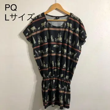 PQ 슬리브리스 원피스 L 사이즈 블랙