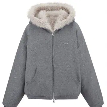 andwang 키라키라 2way 퍼 집업