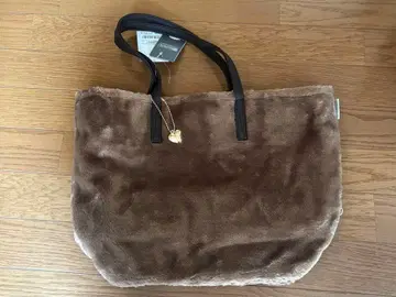 루트 복슬복슬 토트백 새상품 택 포함