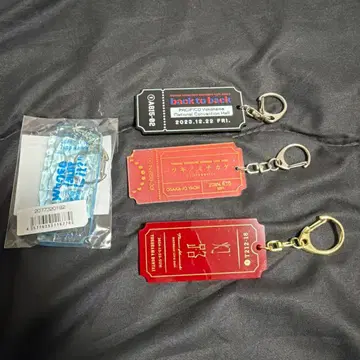 키링 쿠스노키 토모리 티켓 키체인 4종 세트
