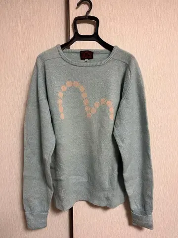 [레어] EVIS 초기 라이트 블루 크루넥 맨투맨