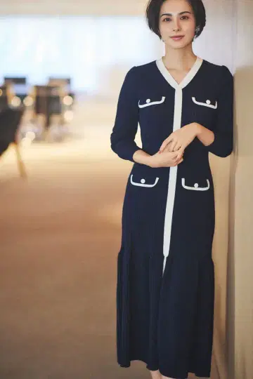 셀포드 니트 원피스