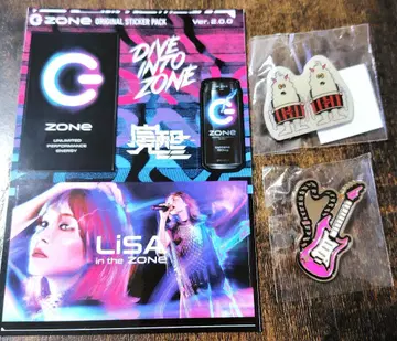 LiSA 라이브 굿즈 핀 배지