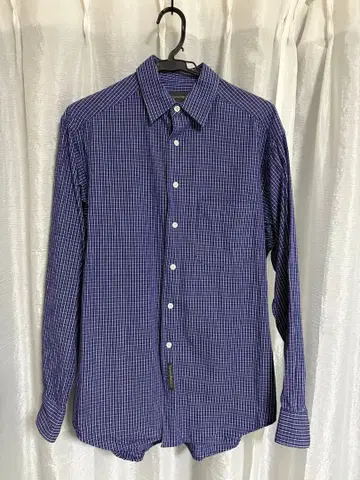 90s~ BANANA REPUBLIC 체크 셔츠 레귤러 카라