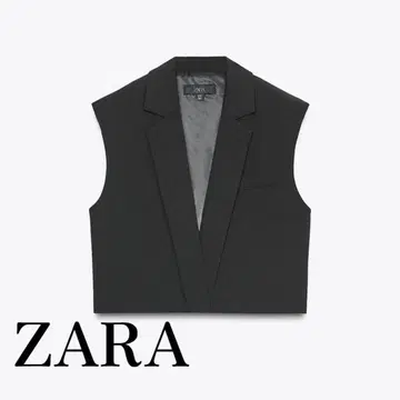 ZARA 블랙 슬리브리스 자켓