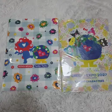 미야쿠미야쿠 산리오 뚱크뚱크 클리어 파일 2장 세트