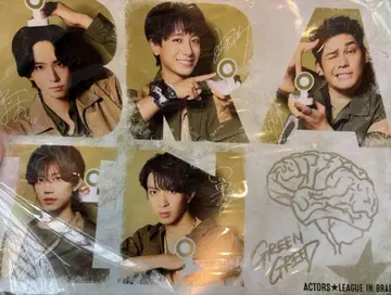 액터즈 리그 레인 복권 B상 디지털 사인 포함 A 3 포스터 그린