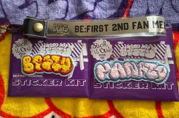 BE:FIRST 시크릿 모코모코 자수 스티커 MANATO BESTY