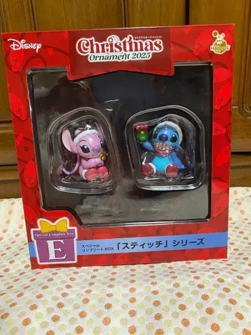 Disney 크리스마스 오너먼트 2025 스티치와 엔젤