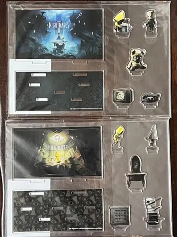 미개봉 리틀 나이트메어 아크릴 디오라마 스탠드 2종 세트