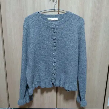 ZARA 그레이 가디건 긴팔