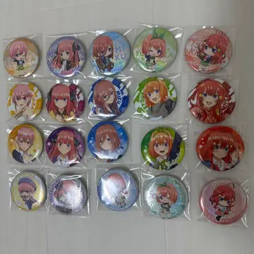 5등분의 신부 캔뱃지 가챠 가샤폰 복권 나카노 이치카 니노 미쿠 요츠바