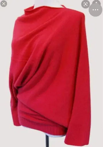 [ DESIGN WORKS ] 캐시미어 니트 빨간색 라메