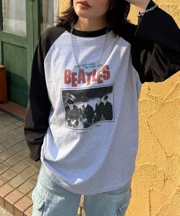 THE BEATLES 미국 투어 T셔츠 L 사이즈