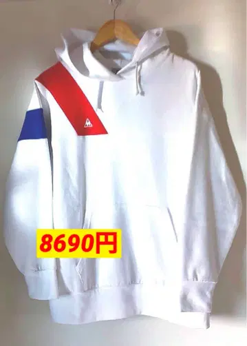 르꼬끄 스포르티브 후드티 M 사이즈 WT [미사용 새상품]