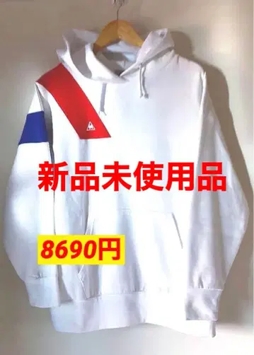 르꼬끄 스포르티브 후드티 M 사이즈 화이트 8690엔