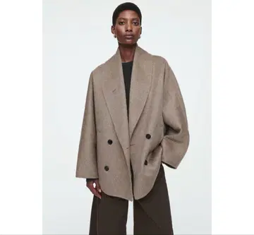 COS 더블 페이스 울 피코트