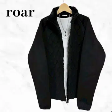 roar 퀼팅 자켓 블랙 아우터 보아 자켓