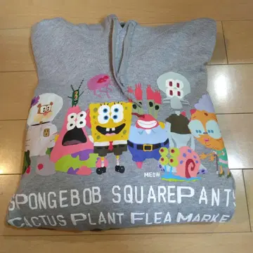유니클로 SpongeBob SquarePants 후드티 M 스펀지밥